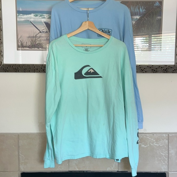 Quiksilver Other - QUICKSILVER BUNDLE of two long sleeve shirts XL